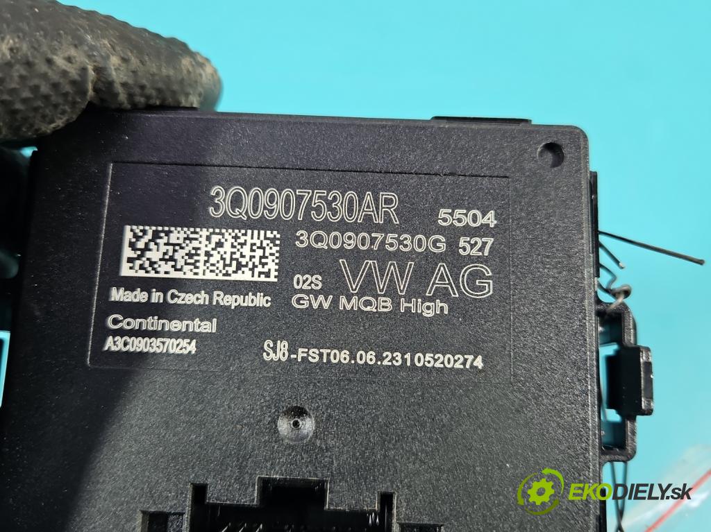 Skoda Scala 2019- 1.5 TSI 150 HP manual 110 kW 1498 cm3 5- riadiaca jednotka ostatné 3Q0907530AR