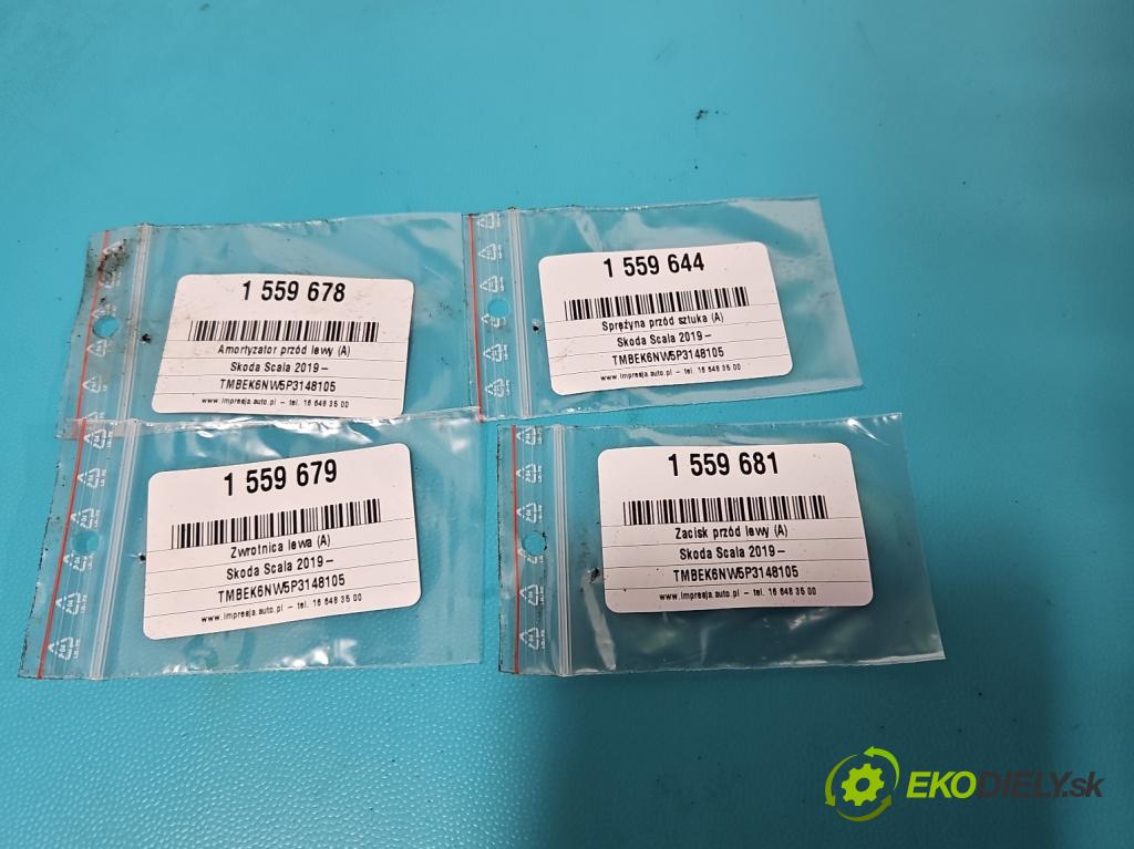 Skoda Scala 2019- 1.5 TSI 150 HP manual 110 kW 1498 cm3 5- pružina predné 2Q0411105