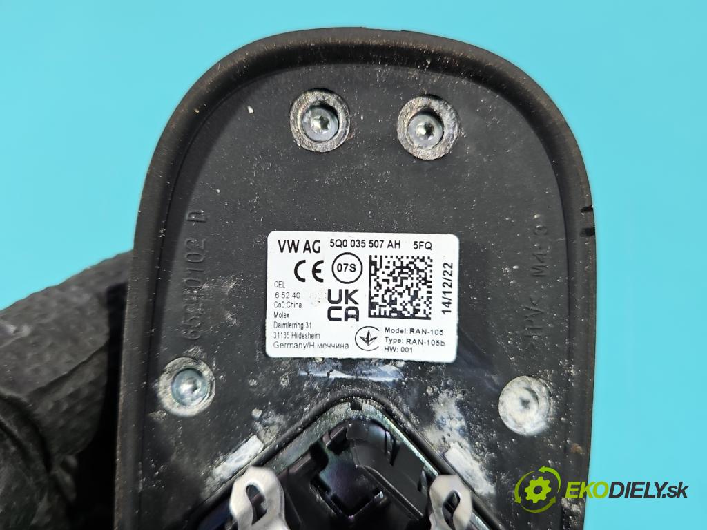 Skoda Scala 2019- 1.5 TSI 150 HP manual 110 kW 1498 cm3 5- Antena 5Q0035507AH