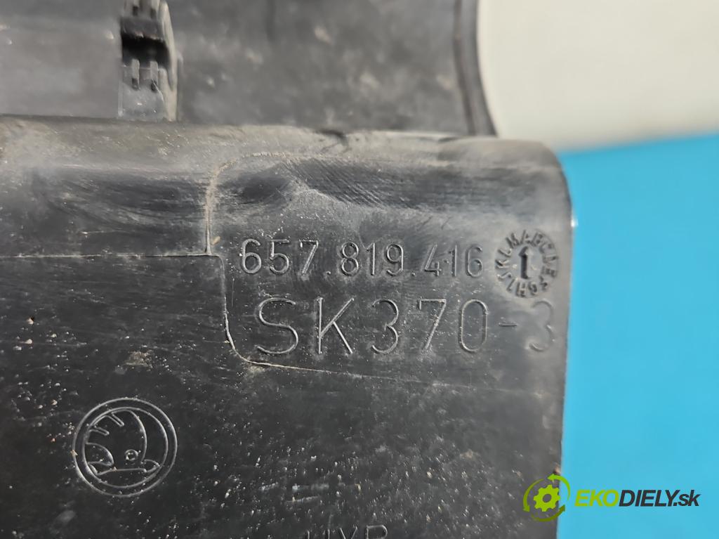 Skoda Scala 2019- 1.5 TSI 150 hp manual 110 kW 1498 cm3 5- torpédo  (Plast pod čelním sklem)