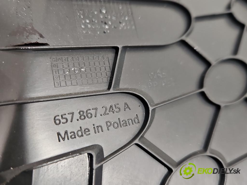 Skoda Scala 2019- 1.5 TSI 150 HP manual 110 kW 1498 cm3 5- kryt plast 657867245A