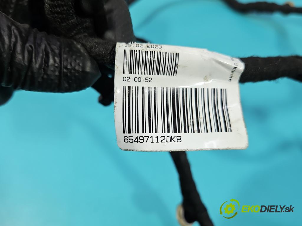 Skoda Scala 2019- 1.5 TSI 150 HP manual 110 kW 1498 cm3 5- Zväzok: dvere predné vľavo: 654971120KB