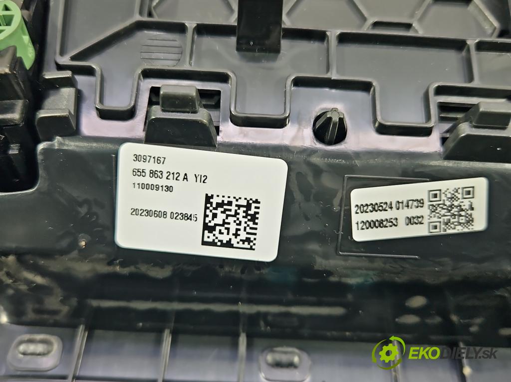 Skoda Scala 2019- 1.5 TSI 150 HP manual 110 kW 1498 cm3 5- lišta ozdobná vnitŕní: 655863212A