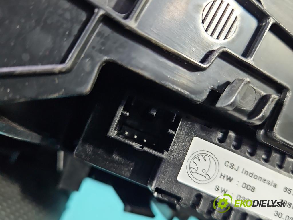 Skoda Scala 2019- 1.5 TSI 150 HP manual 110 kW 1498 cm3 5- lišta ozdobná vnitŕní: 655863212A