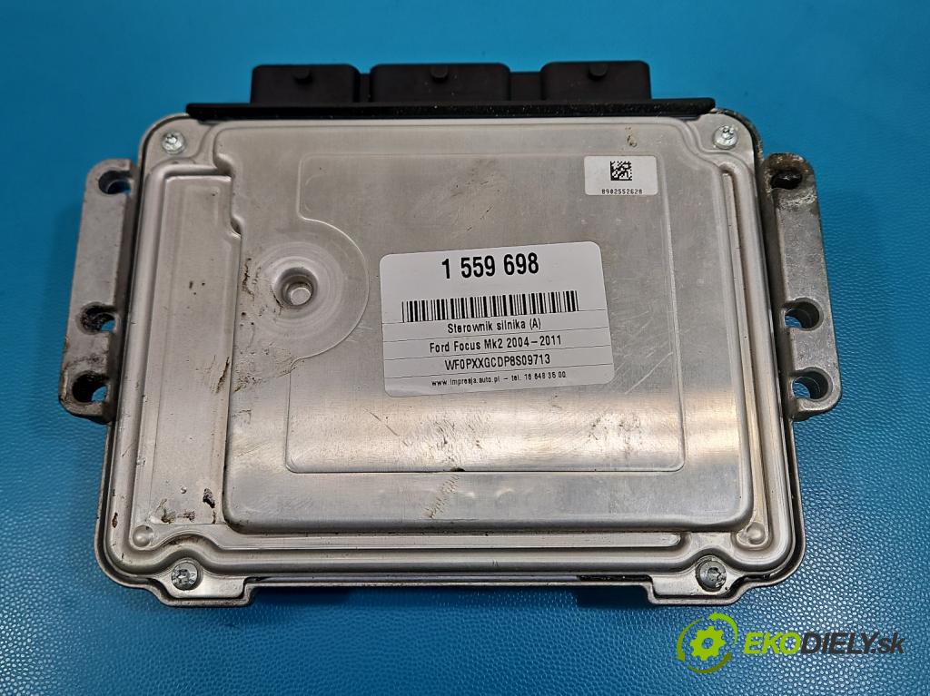 Ford Focus Mk2 2004-2011 1.6 tdci 109 HP manual 80 kW 1560 cm3 5- riadiaca jednotka motora 8M51-12A650-XC