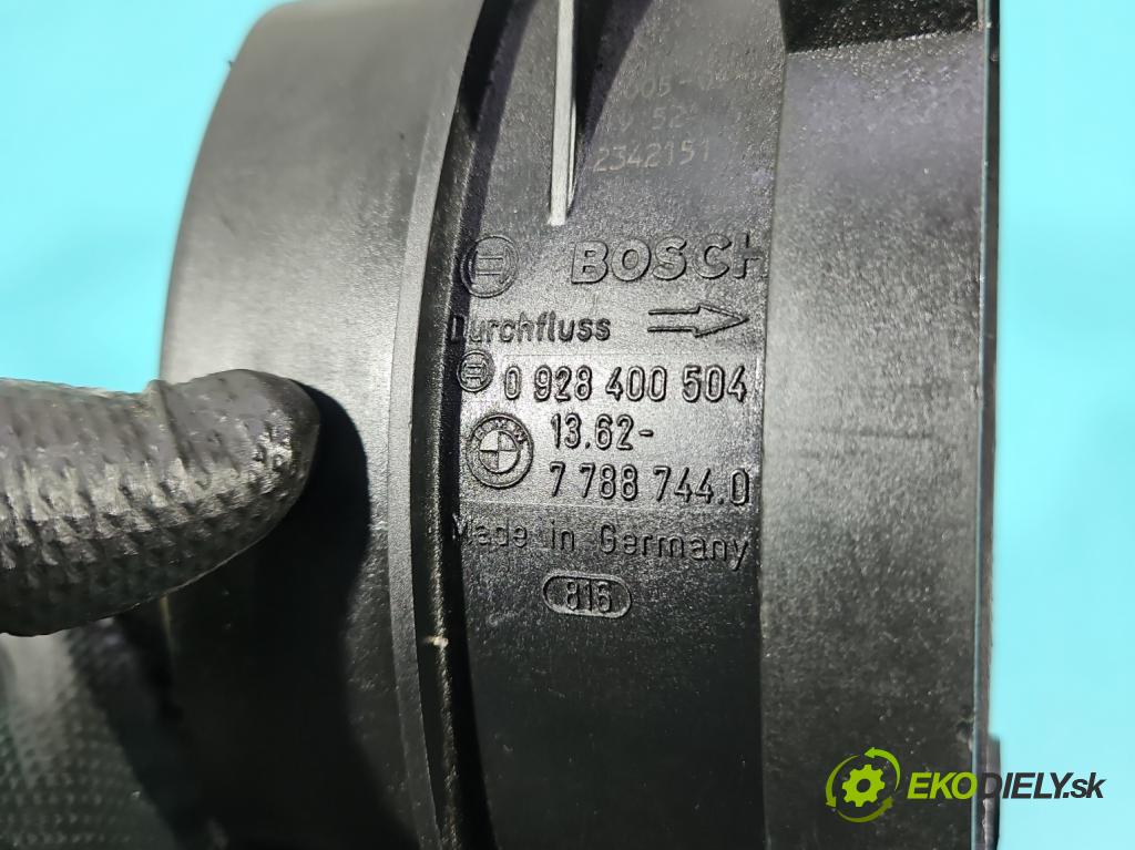 Bmw X3 E83 2003-2010 2.0d 150 HP manual 110 kW 1995 cm3 5- průtokoměr: 0928400504 (Váha vzduchu)