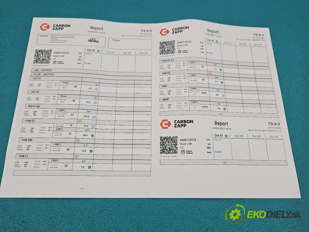 Bmw X3 E83 2003-2010 2.0d 150 HP manual 110 kW 1995 cm3 5- vstrek 0445110216 (Vstrekovač paliva)