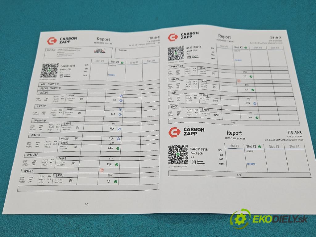 Bmw X3 E83 2003-2010 2.0d 150 HP manual 110 kW 1995 cm3 5- vstrek 0445110216 (Vstrekovač paliva)