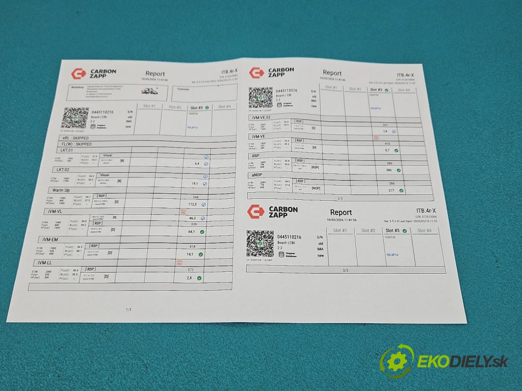 Bmw X3 E83 2003-2010 2.0d 150 hp manual 110 kW 1995 cm3 5- vstřikovač 0445110216 (Vstřikovač paliva)
