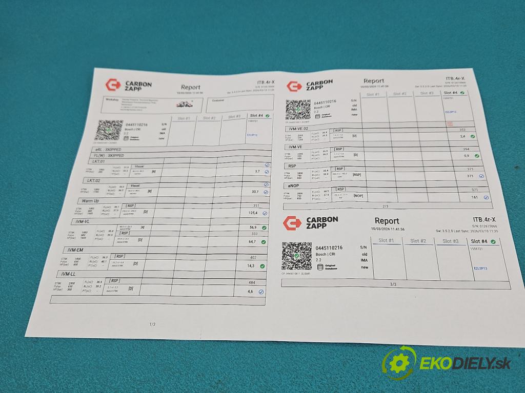 Bmw X3 E83 2003-2010 2.0d 150 HP manual 110 kW 1995 cm3 5- vstrek 0445110216 (Vstrekovač paliva)