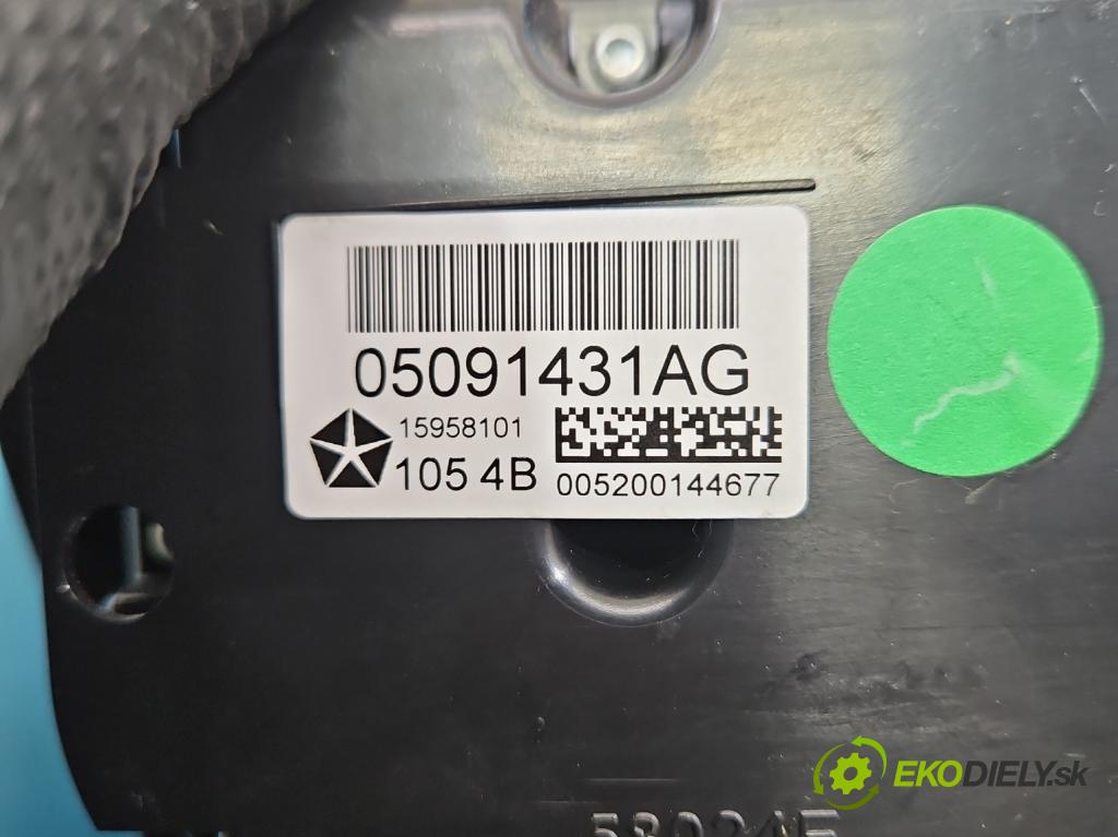 Jeep Cherokee KL 2013-2023 2.0 multijet: 140 HP manual 103 kW 1956 cm3 5- panel kúrenia 05091431AG