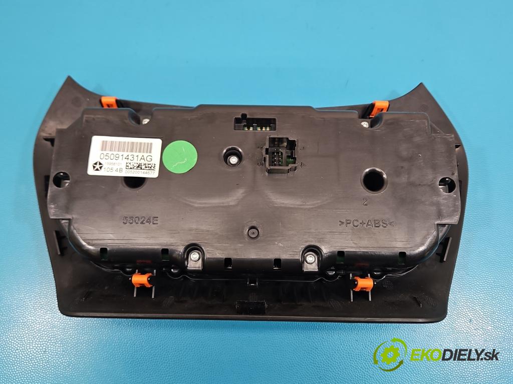 Jeep Cherokee KL 2013-2023 2.0 multijet: 140 HP manual 103 kW 1956 cm3 5- panel kúrenia 05091431AG