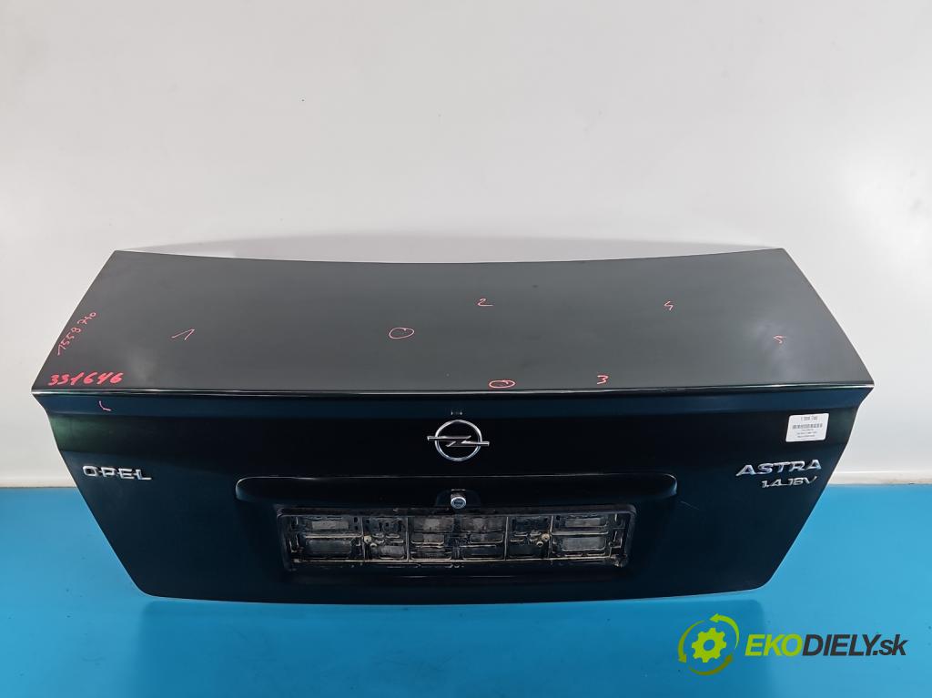 Opel Astra II 1998-2009 1.4 16V 90 hp manual 66 kW 1389 cm3 4- zadní kufrové dveře  (Zadní kapota (kufr))