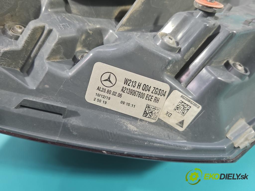 Mercedes E W213 2016-2023 2.0 CDI 194KM: automatic 143 kW 1950 cm3 4- svetlo / reflektor zadné pravé A2139067800 (Kľučka dverí ostatné)