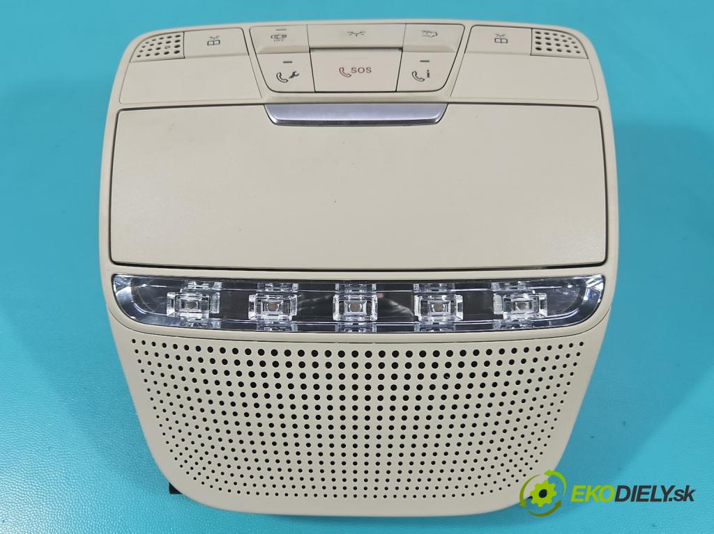 Mercedes E W213 2016-2023 2.0 CDI 194KM: automatic 143 kW 1950 cm3 4- svetlo / reflektor interiéra 0009000513