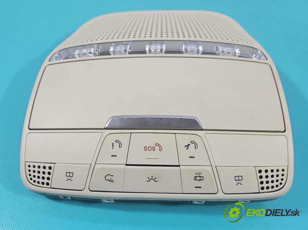 Mercedes E W213 2016-2023 2.0 CDI 194KM: automatic 143 kW 1950 cm3 4- svetlo / reflektor interiéra 0009000513