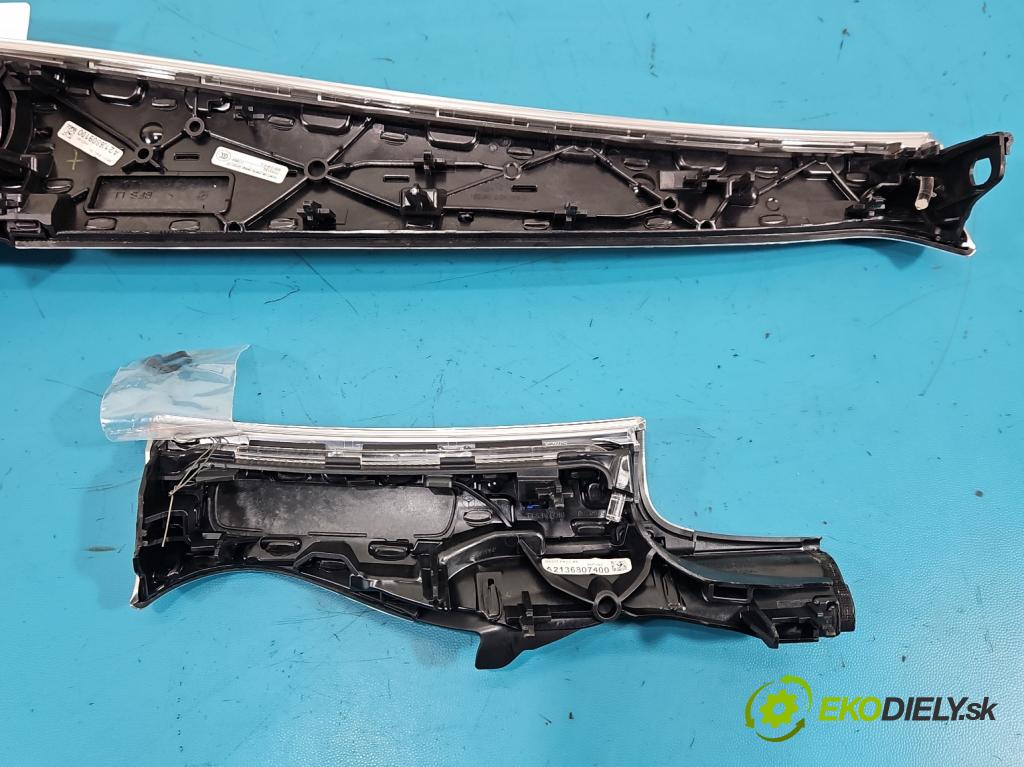 Mercedes E W213 2016-2023 2.0 CDI 194KM: automatic 143 kW 1950 cm3 4- lišta ozdobná vnitŕní: A2136807400