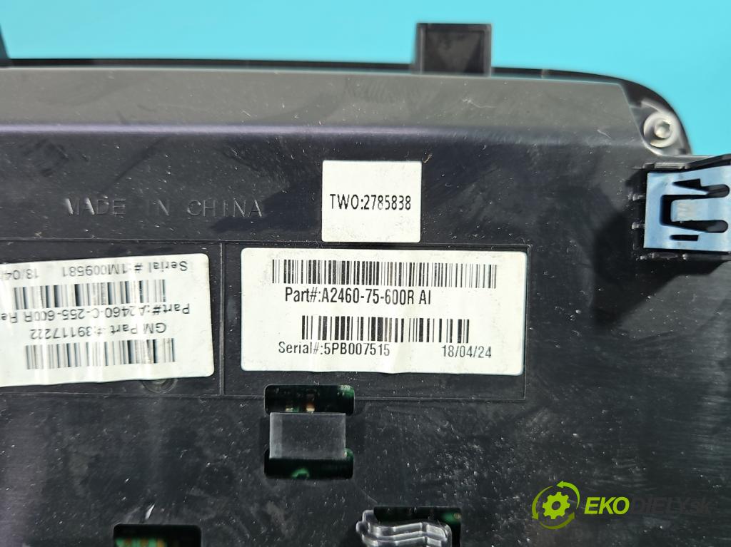 Opel Insignia B 2017-2022 2.0 T 260 HP automatic 191 kW 1998 cm3 5- svetlo / reflektor interiéra 39117222