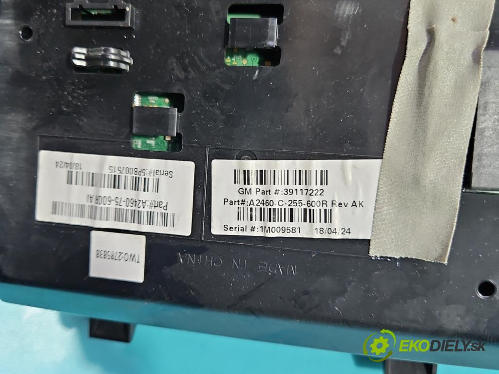 Opel Insignia B 2017-2022 2.0 T 260 HP automatic 191 kW 1998 cm3 5- svetlo / reflektor interiéra 39117222