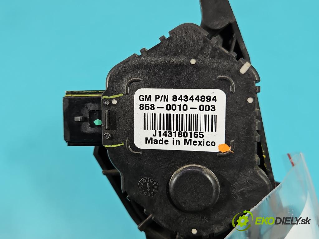 Opel Insignia B 2017-2022 2.0 T 260 HP automatic 191 kW 1998 cm3 5- pedal plyn potenciometr: 84344894