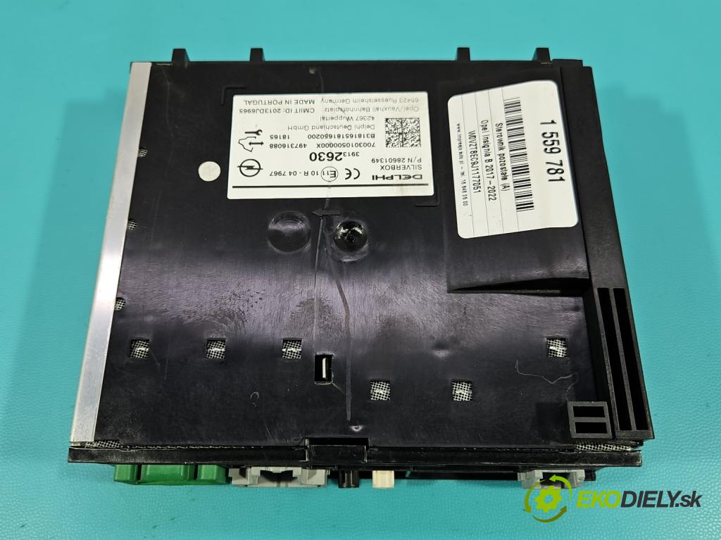 Opel Insignia B 2017-2022 2.0 T 260 HP automatic 191 kW 1998 cm3 5- riadiaca jednotka ostatné 39132630