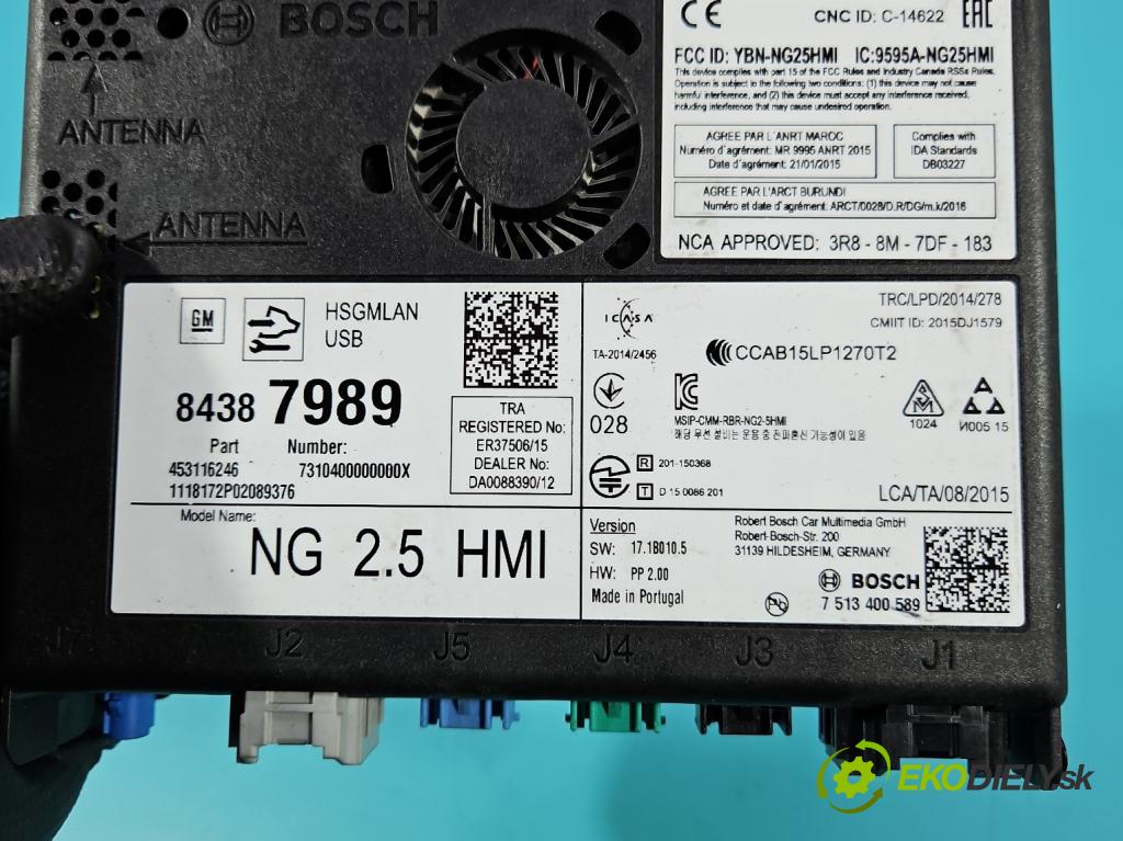 Opel Insignia B 2017-2022 2.0 T 260 HP automatic 191 kW 1998 cm3 5- riadiaca jednotka ostatné 84387989