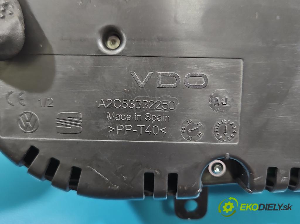 Seat Ibiza IV 6J 2008-2017 1.2 12V 69KM manual 51 kW 1198 cm3 5- prístrojovka/ budíky 6J0920801 (Prístrojová doska)