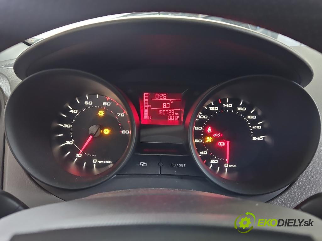 Seat Ibiza IV 6J 2008-2017 1.2 12V 69KM manual 51 kW 1198 cm3 5- prístrojovka/ budíky 6J0920801 (Prístrojová doska)