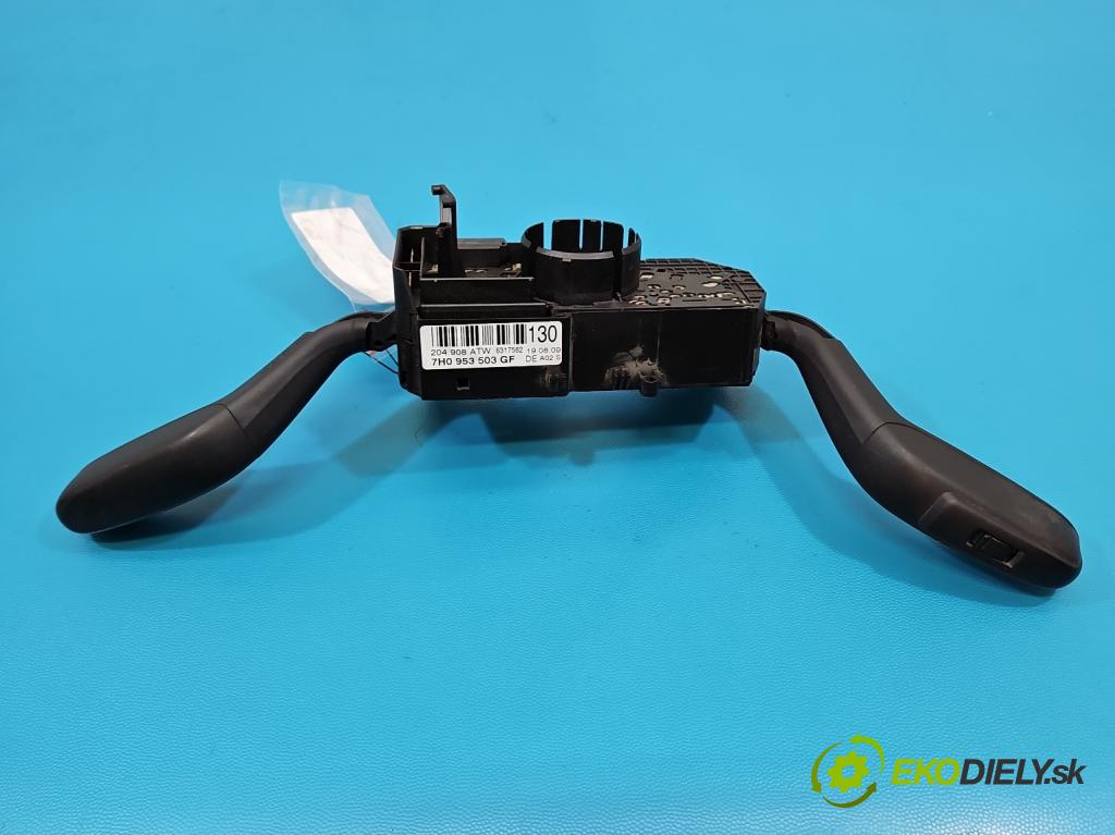 Seat Ibiza IV 6J 2008-2017 1.2 12V 69KM manual 51 kW 1198 cm3 5- prepínač komplex: 7H0953503GF (Prepínacie páčky pod volantom)