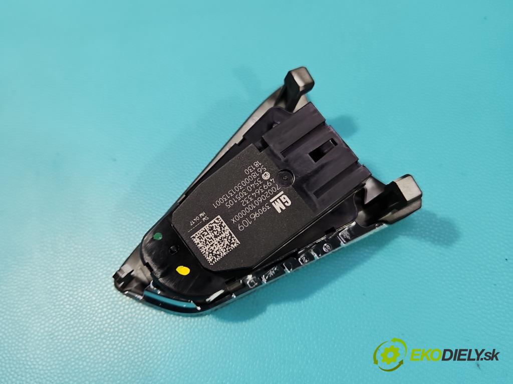 Opel Insignia B 2017-2022 2.0 T 260 HP automatic 191 kW 1998 cm3 5- prepínač multifunkční: řízení: 39096109 (Prepínacie páčky pod volantom)