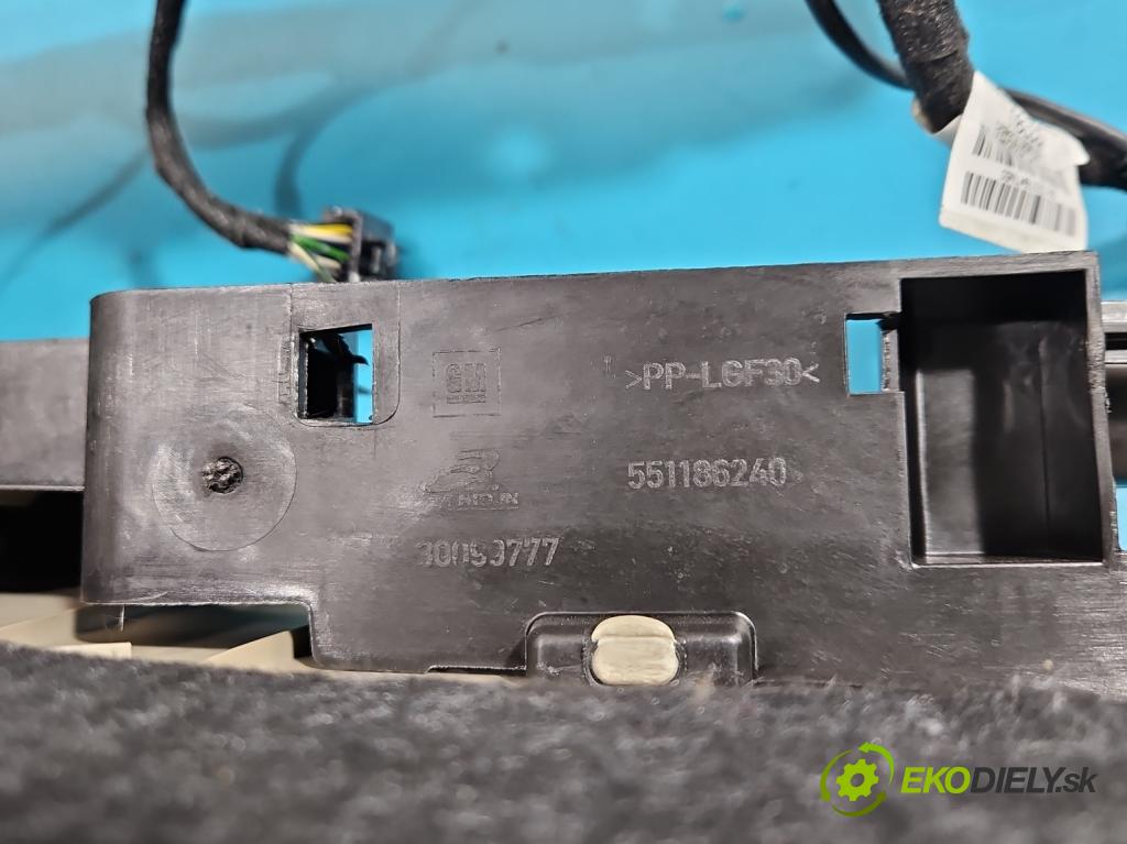 Opel Insignia B 2017-2022 2.0 T 260 HP automatic 191 kW 1998 cm3 5- operadlo 551186240 (Lakťová opierka)