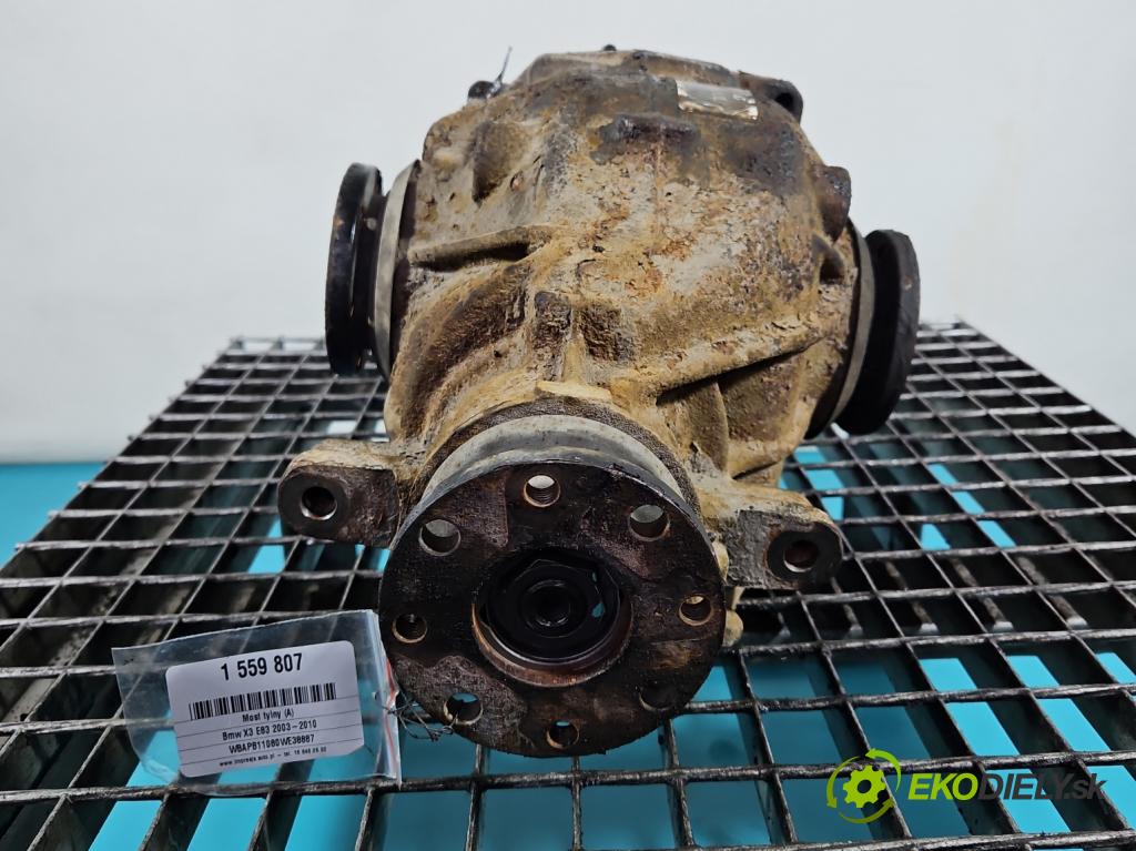 Bmw X3 E83 2003-2010 2.0d 150 HP manual 110 kW 1995 cm3 5- Most: zadní: 7542222