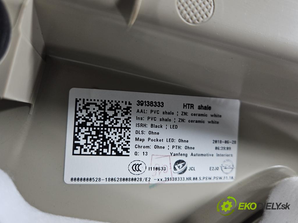 Opel Insignia B 2017-2022 2.0 T 260 HP automatic 191 kW 1998 cm3 5- sedačke: komplet