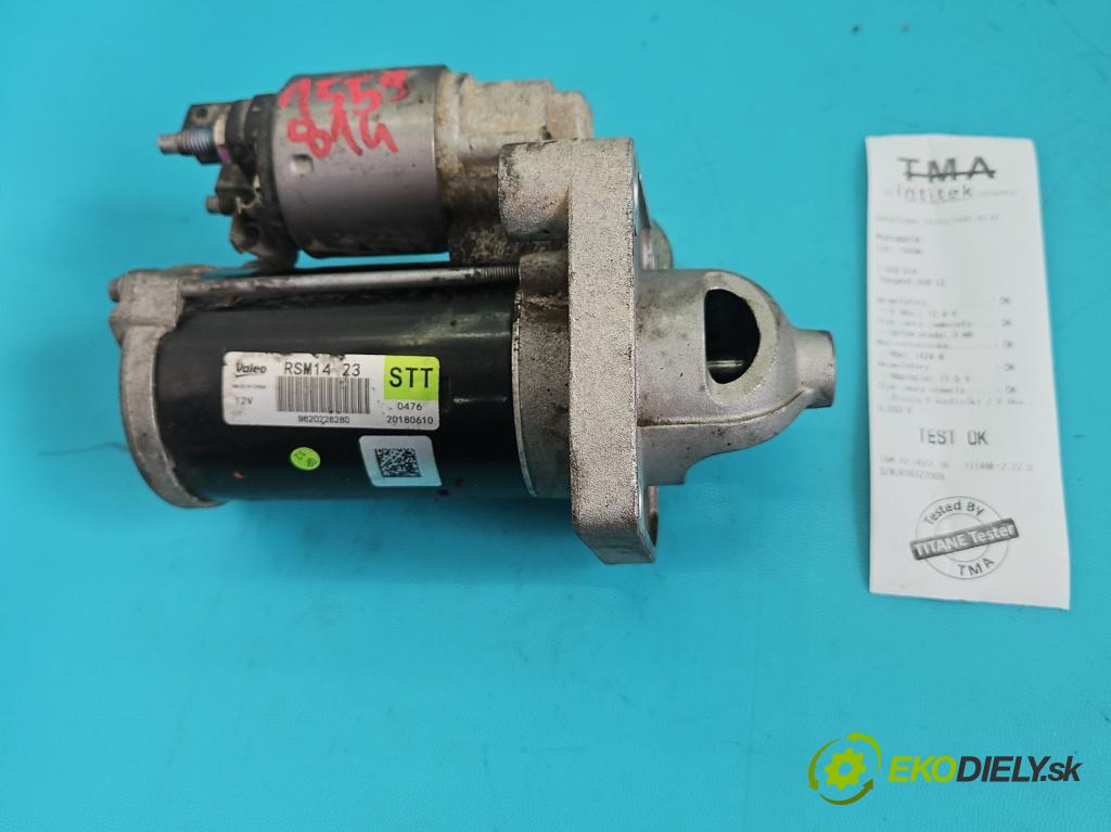 Peugeot 508 II 2018- 1.6 224hp automatic 165 kW 1598 cm3 5- štartér 9820228280 (Štartér)