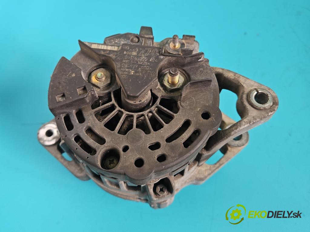 Opel Astra II 1998-2009 1.4 16V 90 hp manual 66 kW 1389 cm3 4- Alternator 0124225024 (Alternátor)