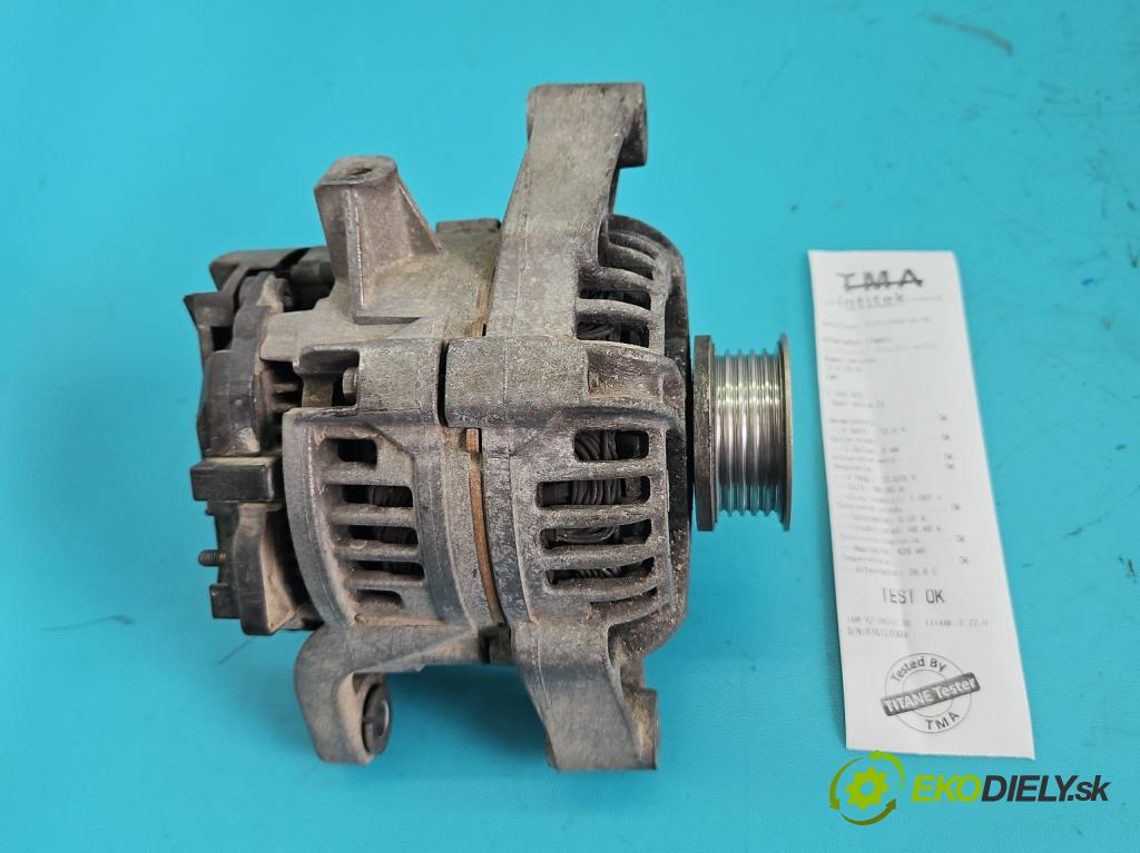 Opel Astra II 1998-2009 1.4 16V 90 hp manual 66 kW 1389 cm3 4- Alternator 0124225024 (Alternátor)