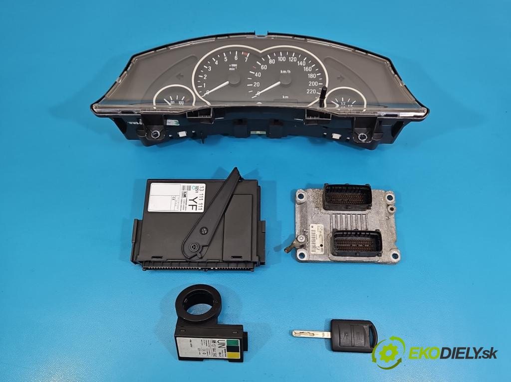 Opel Meriva A 2002-2010 1.4 16V 90 HP manual 66 kW 1364 cm3 5- riadiaca jednotka motora 55353613