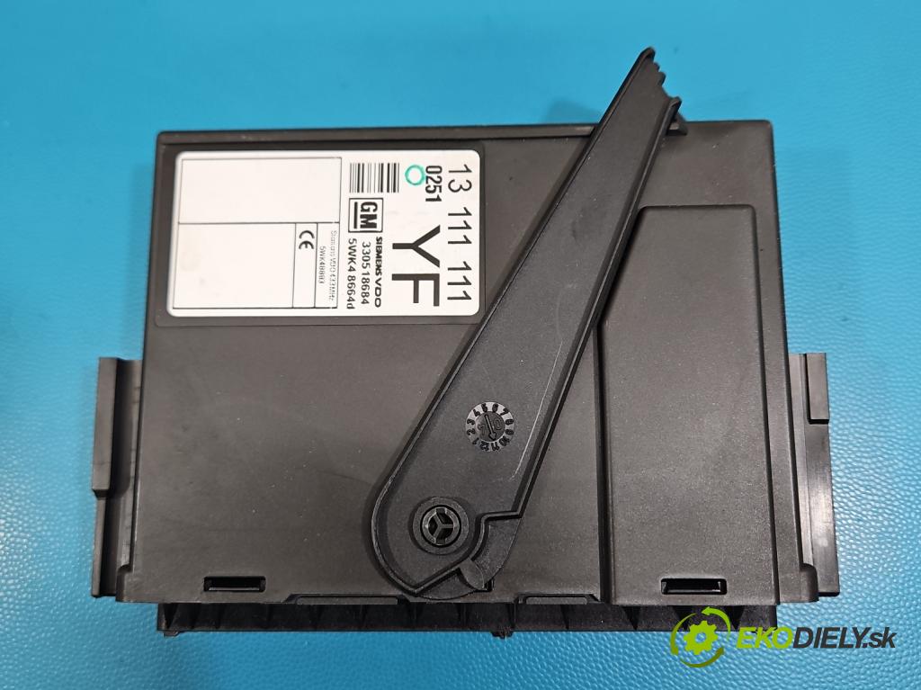 Opel Meriva A 2002-2010 1.4 16V 90 HP manual 66 kW 1364 cm3 5- riadiaca jednotka motora 55353613