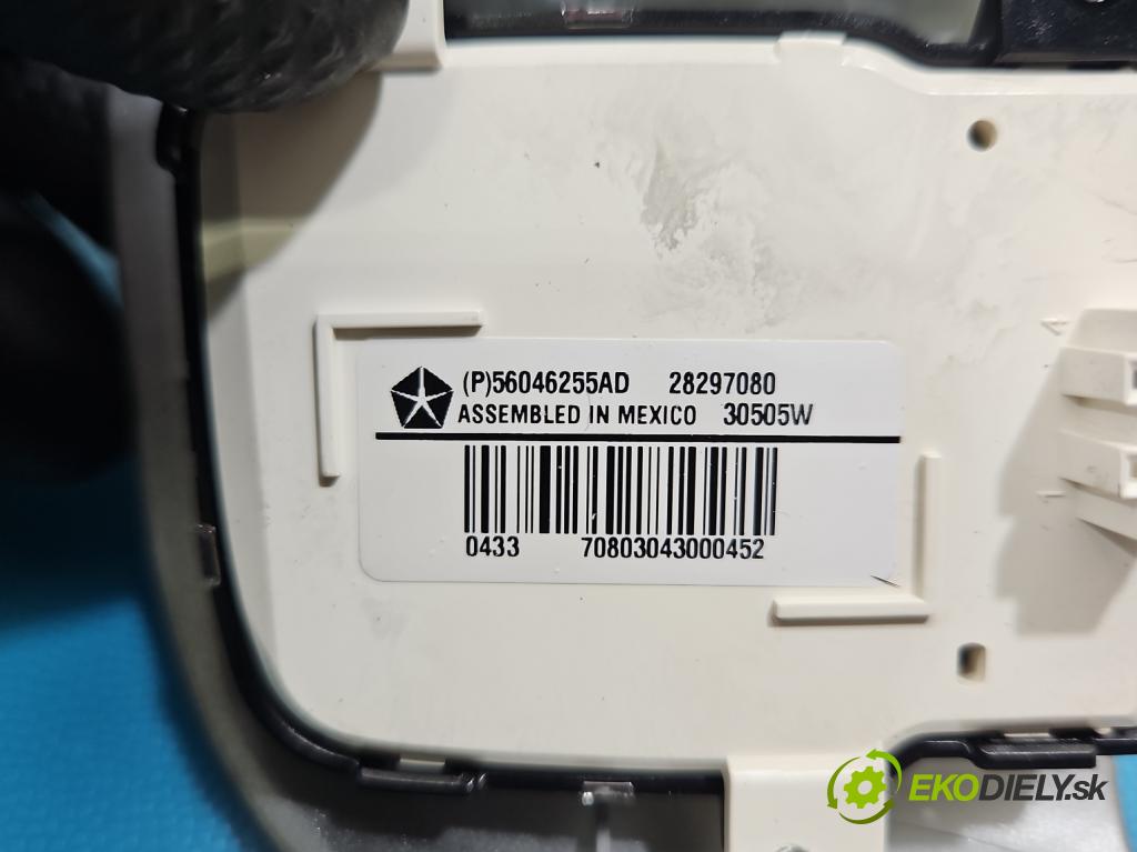 Fiat Freemont 2.0 jtd 170 HP manual 125 kW 1956 cm3 5- prepínač multifunkční: řízení: 56046255AD (Prepínacie páčky pod volantom)