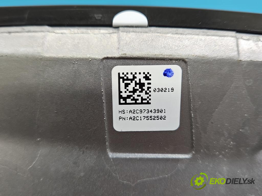 Mercedes S W222 2013-2020 3.0 cdi 656929 340KM: automatic 250 kW 2925 cm3 4- Zobrazit: A2C17552502 (Prístrojová doska)