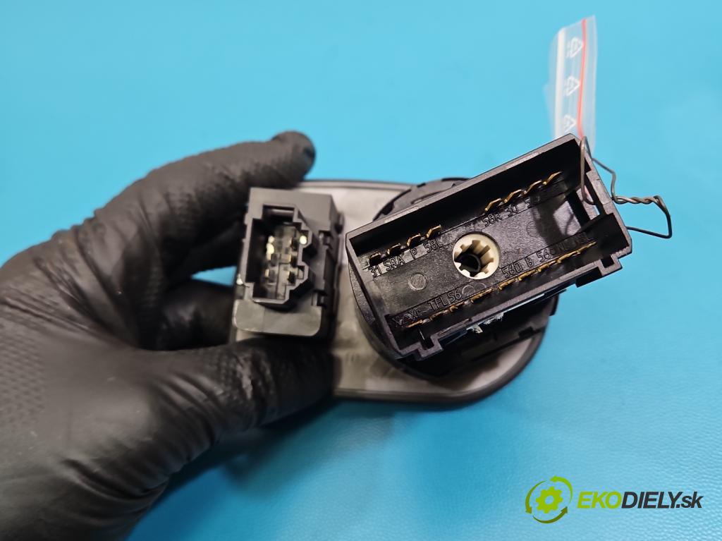 Seat Ibiza IV 6J 2008-2017 1.2 12V 69KM manual 51 kW 1198 cm3 5- prepínač světla: na doska: 6J1941531H