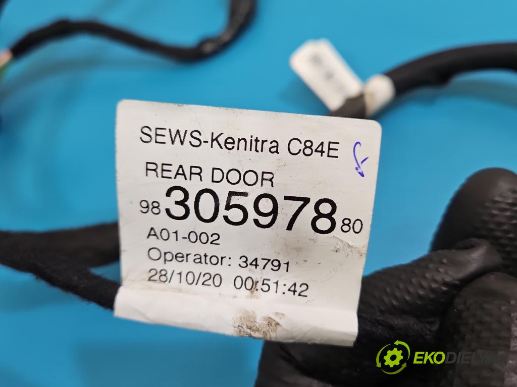 Citroen C5 Aircross 17-25 1.2 T 131 HP manual 96 kW 1199 cm3 5- Zväzok: dvere zadné vľavo: 9830597880