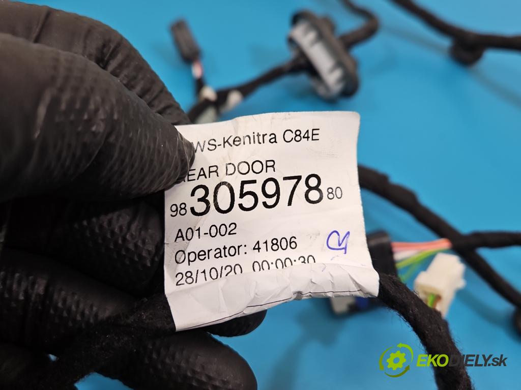 Citroen C5 Aircross 17-25 1.2 T 131 HP manual 96 kW 1199 cm3 5- Zväzok: dvere zadné pravých 9830597880