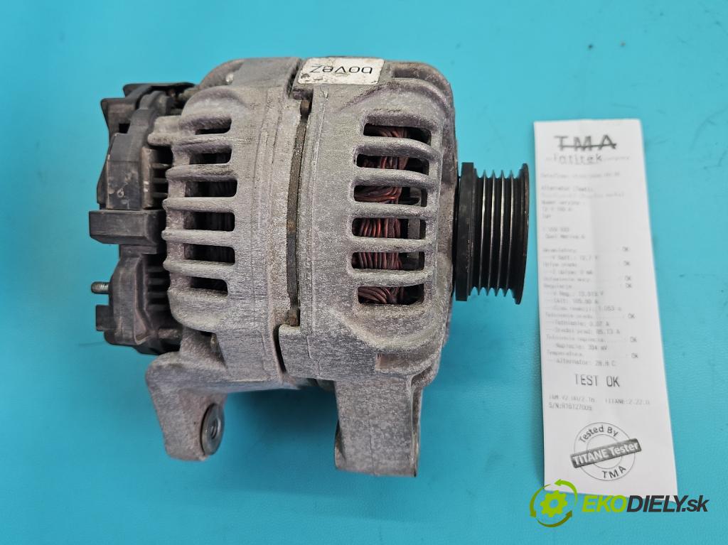 Opel Meriva A 2002-2010 1.4 16V 90 HP manual 66 kW 1364 cm3 5- Alternator  (Alternátor)
