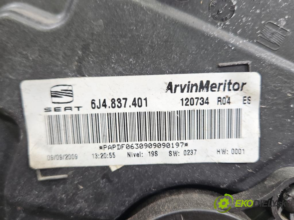 Seat Ibiza IV 6J 2008-2017 1.2 12V 69KM manual 51 kW 1198 cm3 5- mechanizmus okna predné ľavý 6R0959801