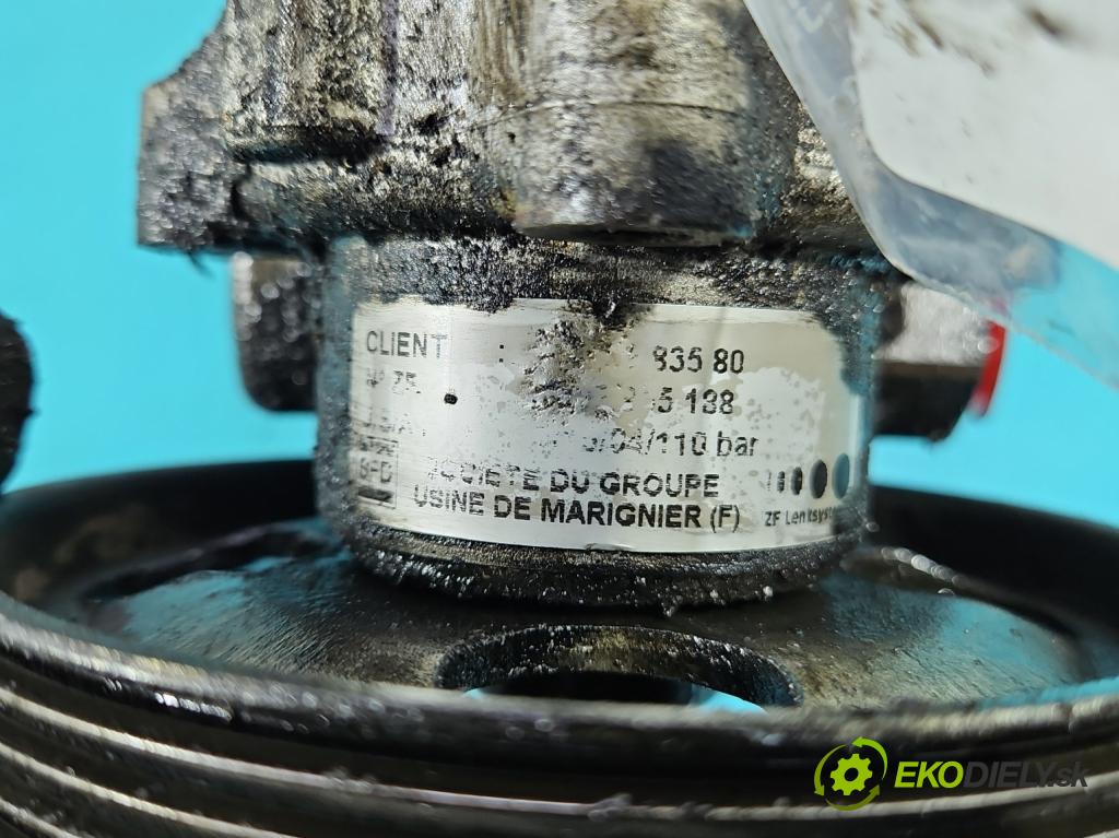 Citroen C8 2002-2014 2.2 16V 158 HP manual 116 kW 2230 cm3 5- čerpadlo posilovač 9647983580 (Servočerpadlo)