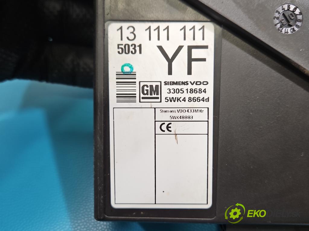 Opel Corsa C 2000-2006 1.3 cdti 69KM manual 51 kW 1248 cm3 3- riadiaca jednotka motora 55190069