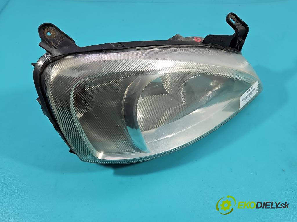 Opel Corsa C 2000-2006 1.3 cdti 69KM manual 51 kW 1248 cm3 3- Reflektor: pravý  (Svetlo predné pravé)