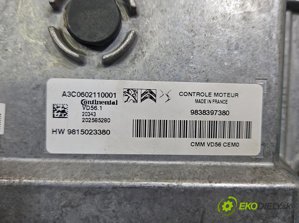 Citroen C5 Aircross 17-25 1.2 T 131 HP manual 96 kW 1199 cm3 5- riadiaca jednotka motora 9838397380