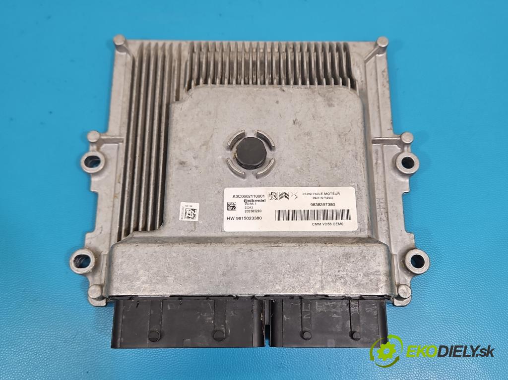 Citroen C5 Aircross 17-25 1.2 T 131 HP manual 96 kW 1199 cm3 5- riadiaca jednotka motora 9838397380